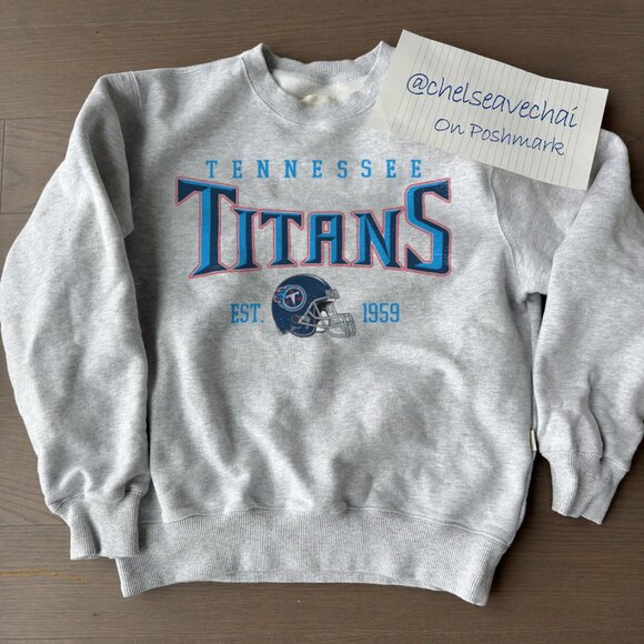 Vintage Tennessee Titans Sweatshirt, Vintage NFL Tennessee Titans Football Shirt - Picture 1 of 2